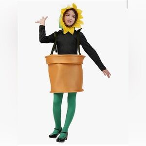 Sunflower Pot Kids Costume